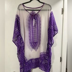 Beautiful Boho beach cover up by Studio Joy size M/L
